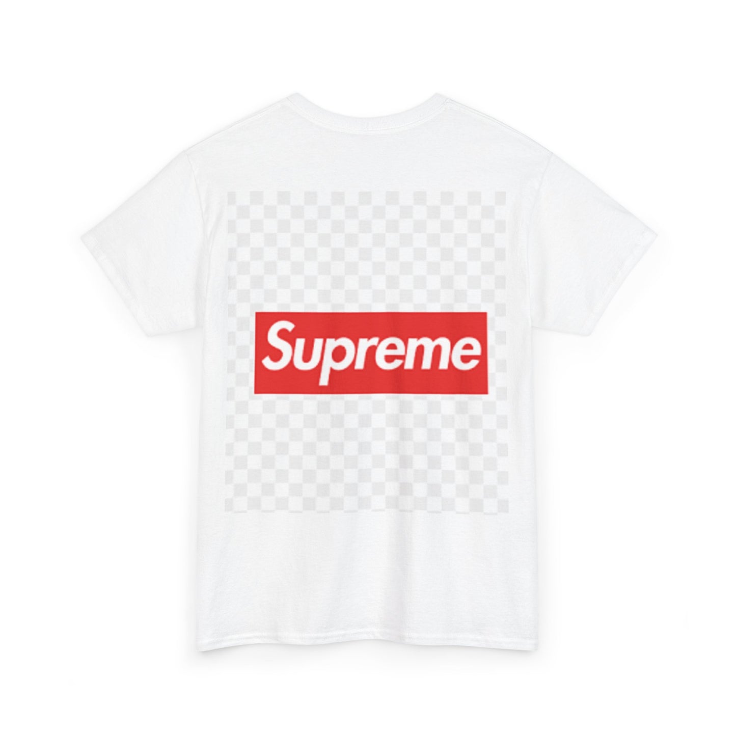 Unisex Heavy Cotton Tee - Bold Supreme Logo Streetwear