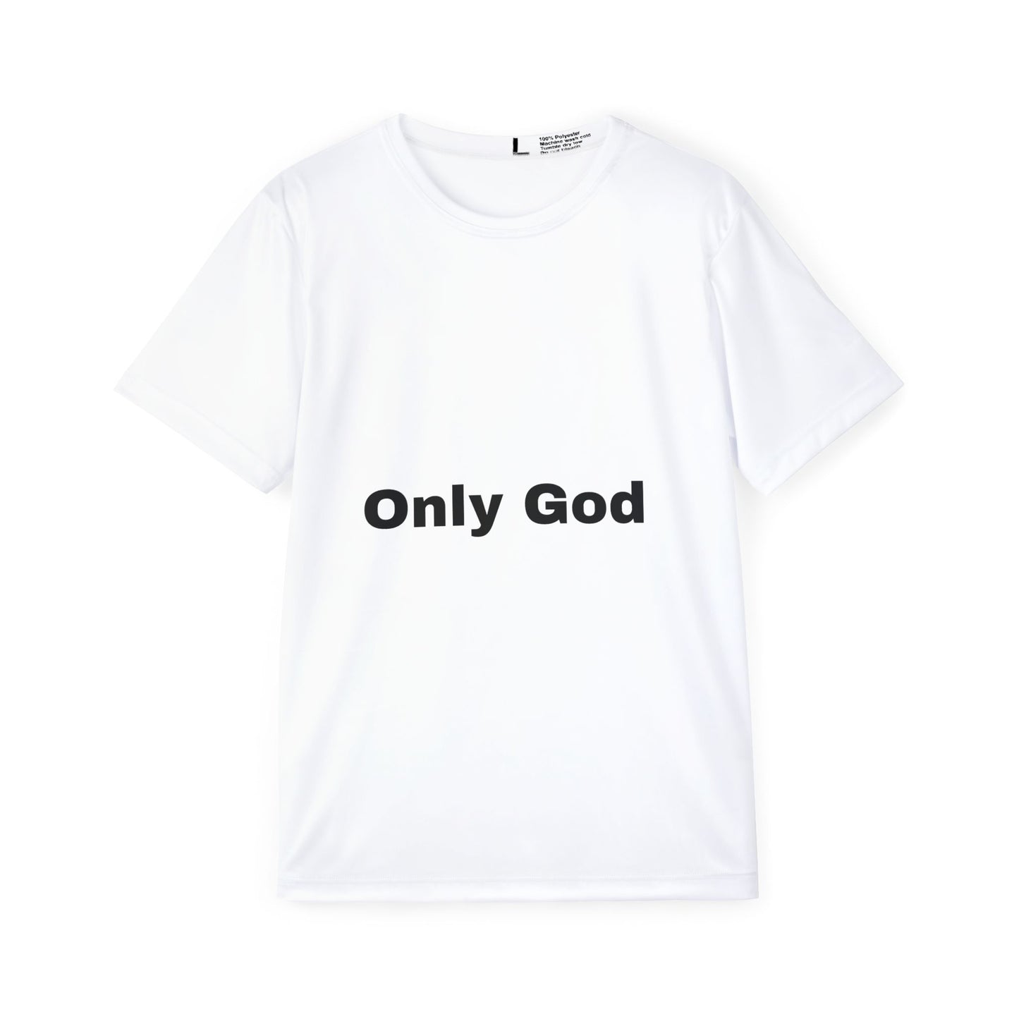 Men's Sports Jersey - 'Only God' Inspirational Tee
