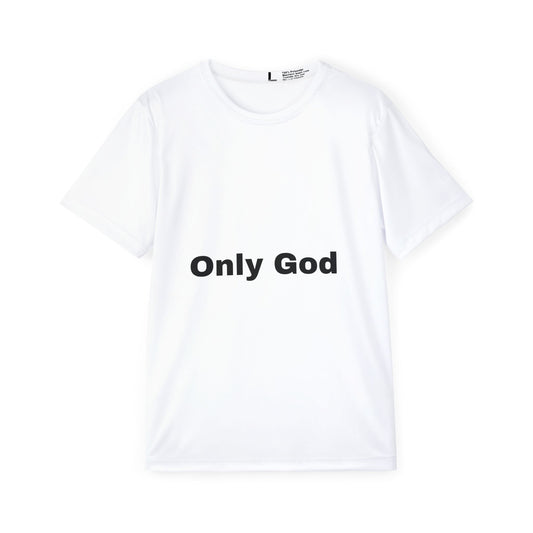 Men's Sports Jersey - 'Only God' Inspirational Tee
